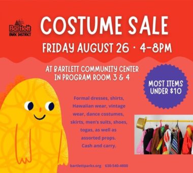 Costumes sale August 26