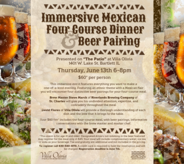VO Mexican Four Course Dinner Beer Pairing
