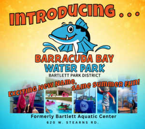 Introducing Barracuda Bay Water Park, formerly known as Bartlett Aquatic Center. Exciting new name, same summer FUN!